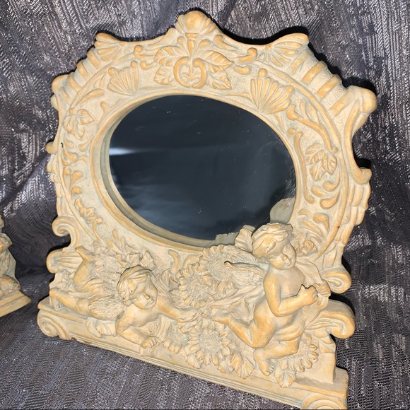 BEAUTIFUL Wang's International Renaissance Angel Standing Mirror & Picture Frame - Picture 9 of 15
